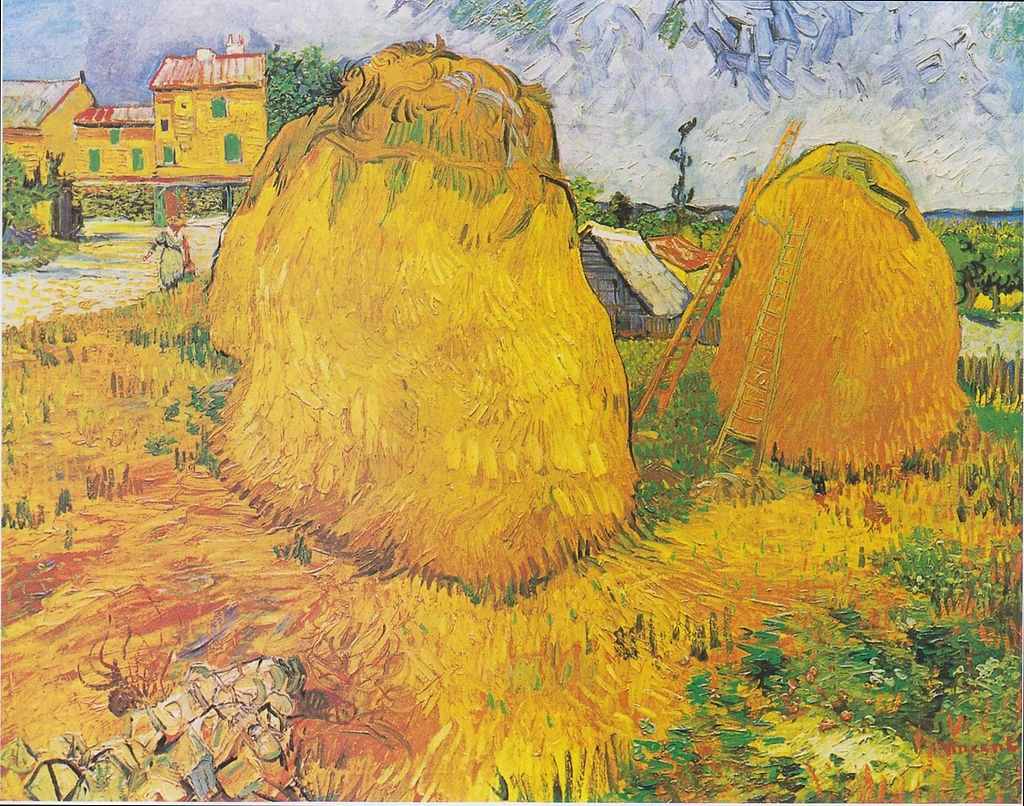  214-Vincent van Gogh-Pile di grano in Provenza - Kröller-Müller Museum, Otterlo 